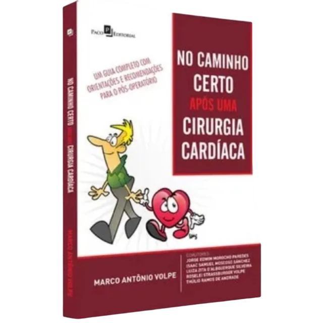 Capa do livro No Caminho Certo Após uma Cirurgia Cardíaca, de Marco Antônio Volpe